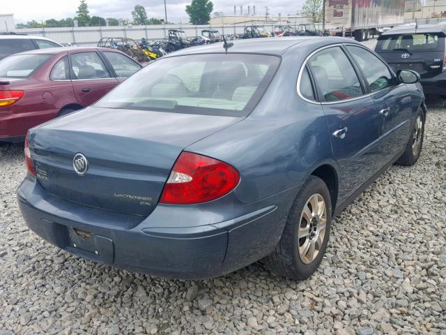 2G4WC582161209647 - 2006 BUICK LACROSSE C GRAY photo 4