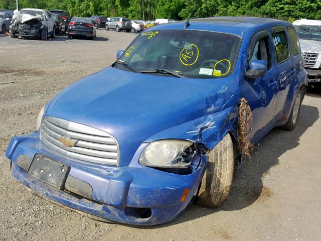 3GNCA23B39S552950 - 2009 CHEVROLET HHR LT BLUE photo 2