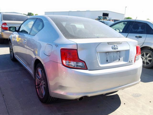JTKJF5C72C3025261 - 2012 TOYOTA SCION TC ვერცხლისფერი ფოტო 3