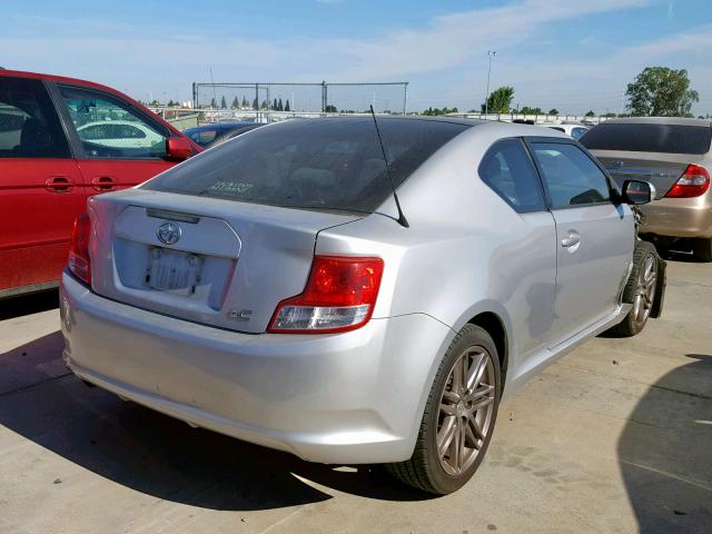 JTKJF5C72C3025261 - 2012 TOYOTA SCION TC ვერცხლისფერი ფოტო 4
