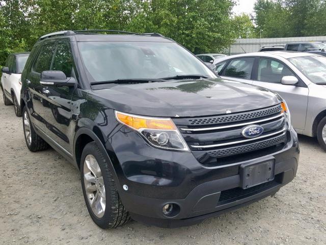 1FM5K8F86DGB58881 - 2013 FORD EXPLORER L BLACK photo 1