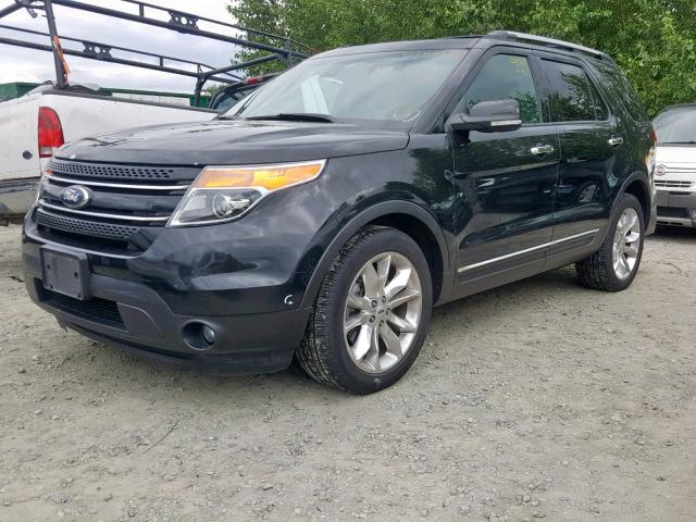 1FM5K8F86DGB58881 - 2013 FORD EXPLORER L BLACK photo 2