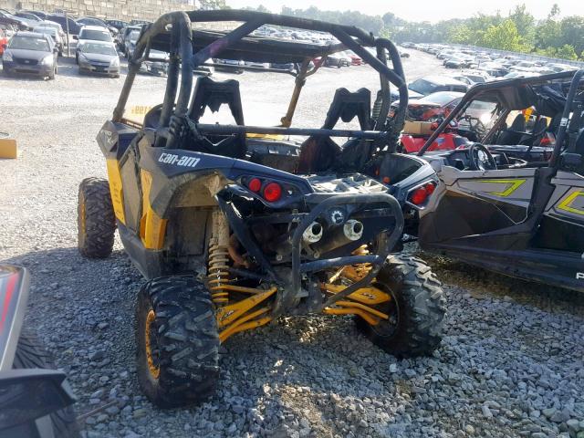 3JBPXLP1XDJ002811 - 2013 CAN-AM MAVERICK 1 YELLOW photo 3