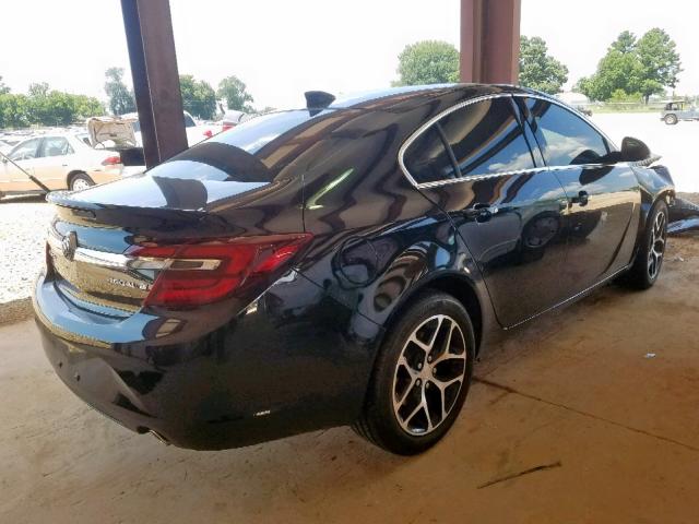 2G4GL5EX7H9134431 - 2017 BUICK REGAL SPOR BLACK photo 4