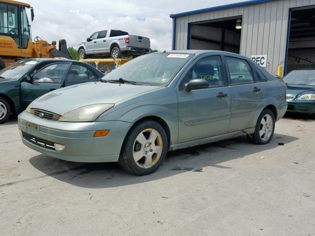 1FAFP38Z14W117900 - 2004 FORD FOCUS ZTS GREEN photo 2