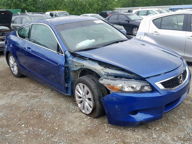 1HGCS12849A800633 - 2009 HONDA ACCORD EXL BLUE photo 1