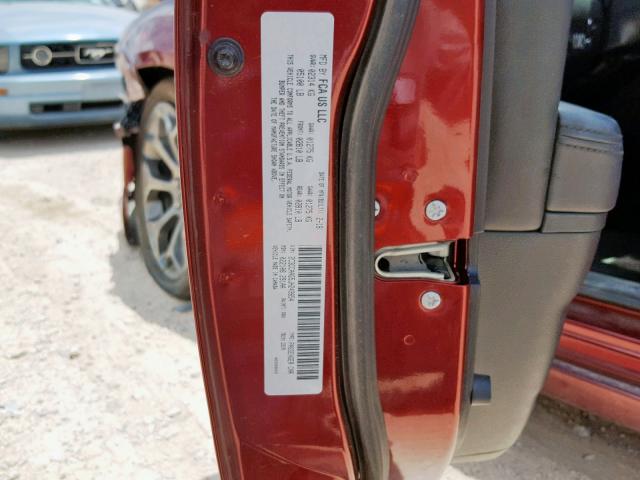 2C3CCAAG5JH249854 - 2018 CHRYSLER 300 TOURIN RED photo 10