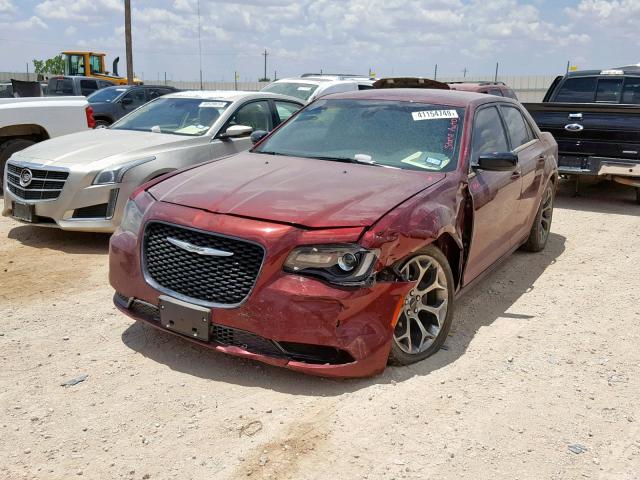 2C3CCAAG5JH249854 - 2018 CHRYSLER 300 TOURIN RED photo 2