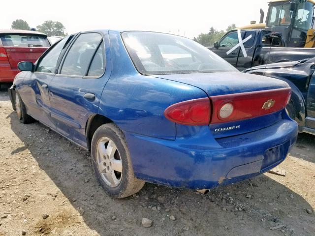 1G1JF52F047311676 - 2004 CHEVROLET CAVALIER L BLUE photo 3