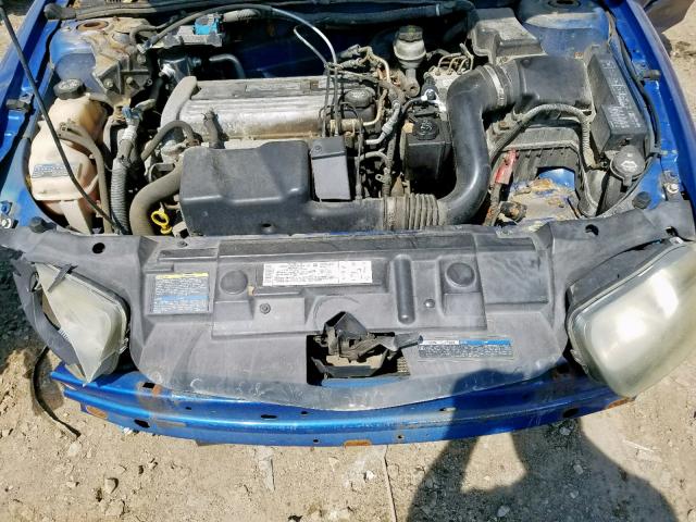 1G1JF52F047311676 - 2004 CHEVROLET CAVALIER L BLUE photo 7