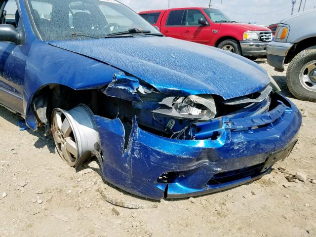 1G1JF52F047311676 - 2004 CHEVROLET CAVALIER L BLUE photo 9