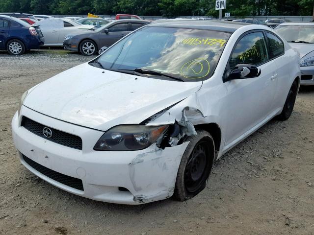 JTKDE177770145079 - 2007 TOYOTA SCION TC WHITE photo 2