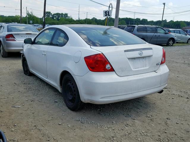 JTKDE177770145079 - 2007 TOYOTA SCION TC WHITE photo 3