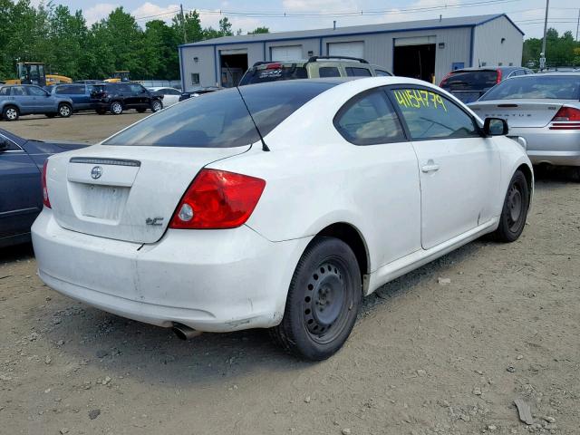 JTKDE177770145079 - 2007 TOYOTA SCION TC WHITE photo 4