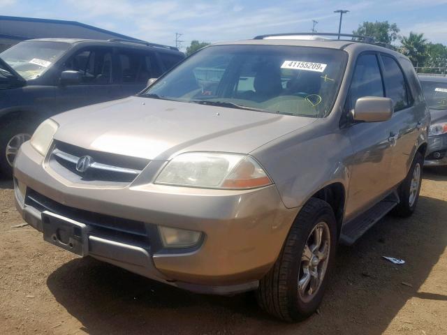 2HNYD18863H513500 - 2003 ACURA MDX TOURIN GOLD photo 2