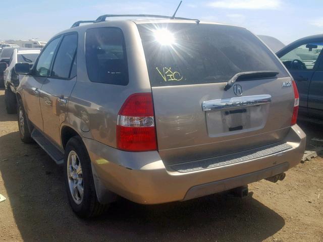 2HNYD18863H513500 - 2003 ACURA MDX TOURIN GOLD photo 3