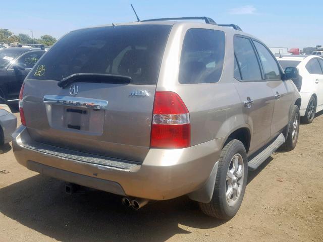 2HNYD18863H513500 - 2003 ACURA MDX TOURIN GOLD photo 4