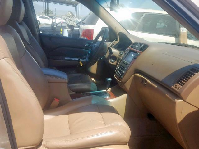 2HNYD18863H513500 - 2003 ACURA MDX TOURIN GOLD photo 5