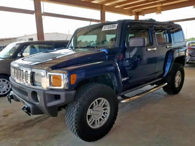 5GTDN136568194360 - 2006 HUMMER H3 BLUE photo 2