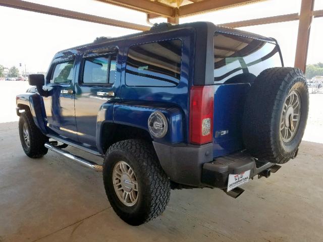 5GTDN136568194360 - 2006 HUMMER H3 BLUE photo 3