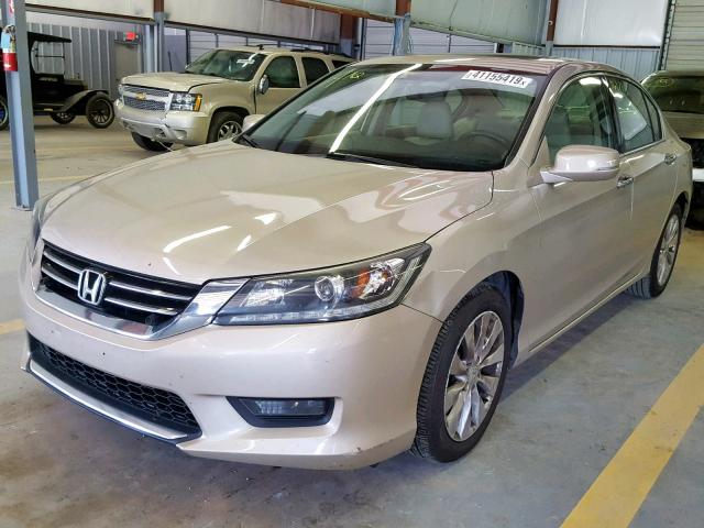 1HGCR3F89FA023279 - 2015 HONDA ACCORD EXL GOLD photo 2