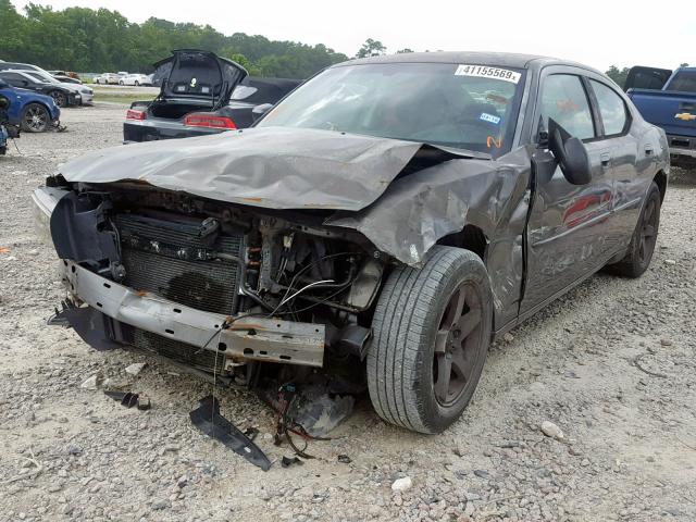 2B3KA33V29H584863 - 2009 DODGE CHARGER SX GRAY photo 2