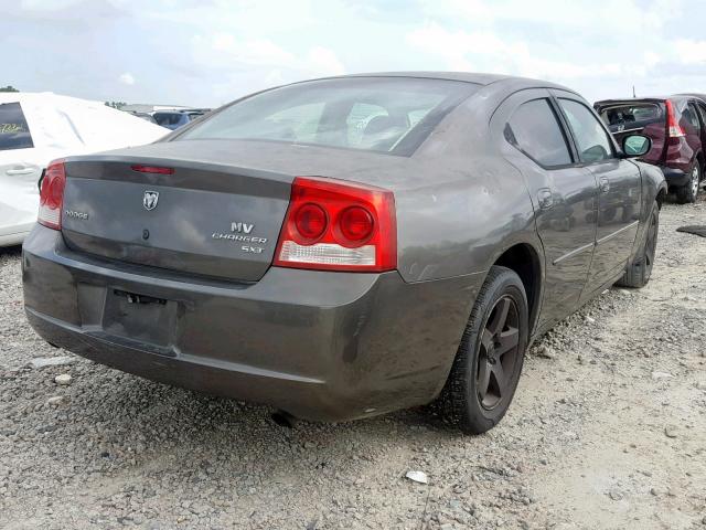 2B3KA33V29H584863 - 2009 DODGE CHARGER SX GRAY photo 4