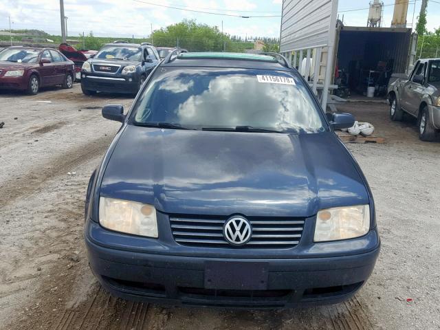 WVWSR61J84W181957 - 2004 VOLKSWAGEN JETTA GLS BLUE photo 9