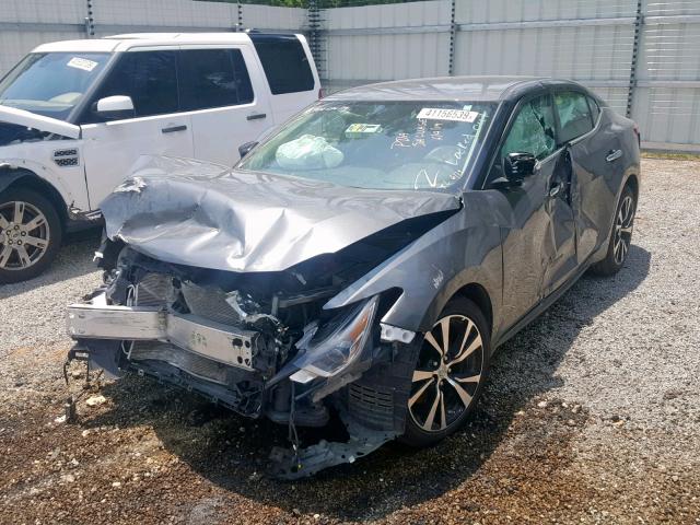 1N4AA6AP5JC373332 - 2018 NISSAN MAXIMA 3.5 GRAY photo 2