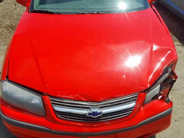 2G1WF52E6Y9306886 - 2000 CHEVROLET IMPALA RED photo 7