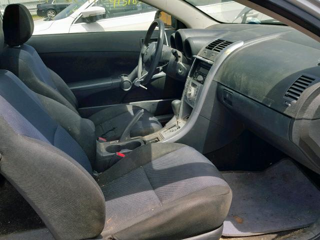 JTKDE177850045005 - 2005 TOYOTA SCION TC SILVER photo 5