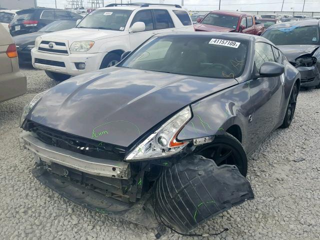 JN1AZ4EHXFM444670 - 2015 NISSAN 370Z BASE GRAY photo 2