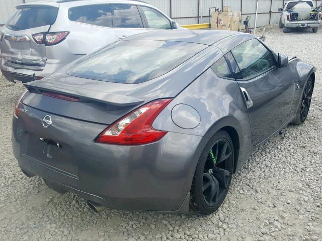 JN1AZ4EHXFM444670 - 2015 NISSAN 370Z BASE GRAY photo 4