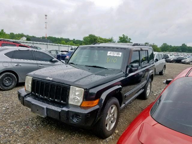 1J8HG48K76C283198 - 2006 JEEP COMMANDER BLUE photo 2