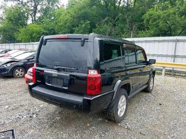 1J8HG48K76C283198 - 2006 JEEP COMMANDER BLUE photo 4