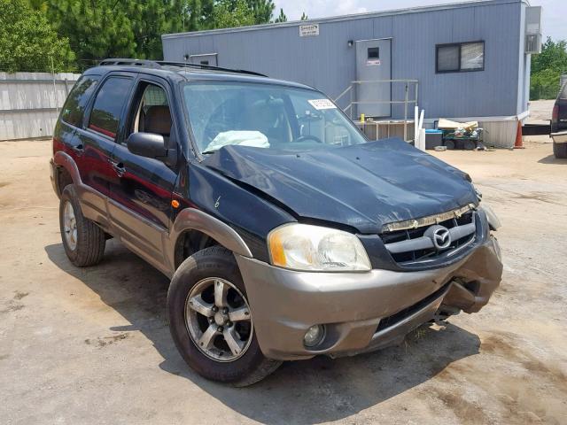 4F2CZ04184KM19956 - 2004 MAZDA TRIBUTE LX BLACK photo 1