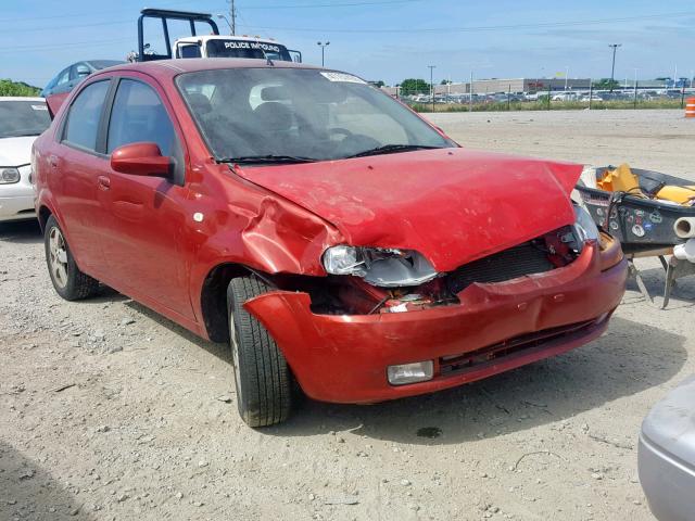 KL1TD56666B622441 - 2006 CHEVROLET AVEO BASE Qırmızı foto 1