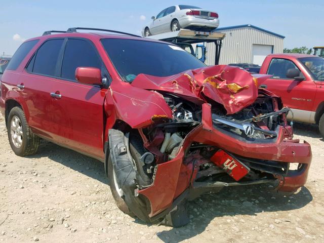 2HNYD18632H516786 - 2002 ACURA MDX TOURIN RED photo 1