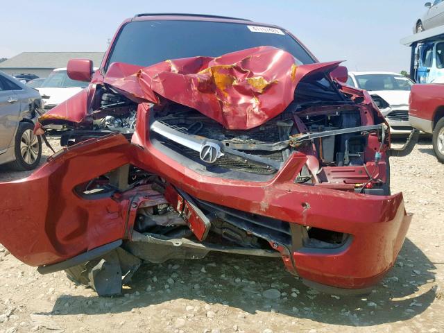 2HNYD18632H516786 - 2002 ACURA MDX TOURIN RED photo 9