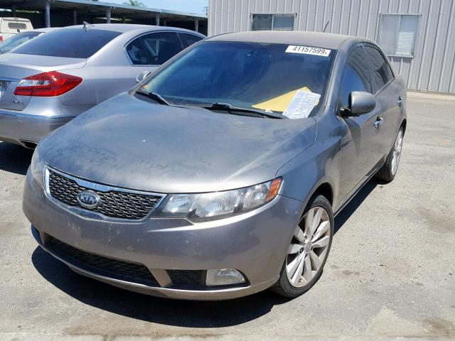 KNAFW4A35C5600395 - 2012 KIA FORTE SX GRAY photo 2