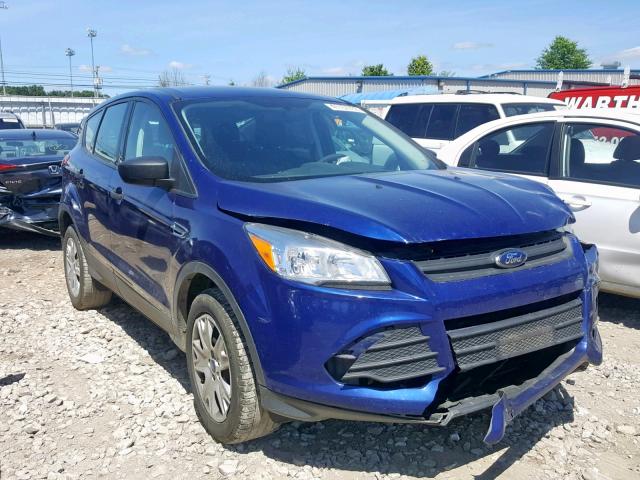 1FMCU0F70DUD07913 - 2013 FORD ESCAPE S BLUE photo 1