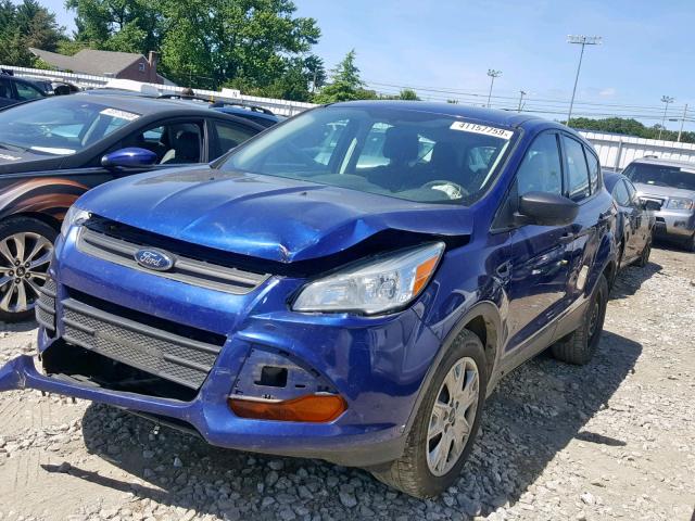 1FMCU0F70DUD07913 - 2013 FORD ESCAPE S BLUE photo 2