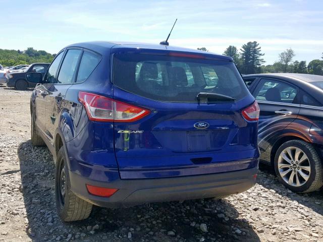 1FMCU0F70DUD07913 - 2013 FORD ESCAPE S BLUE photo 3