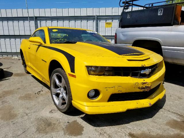 2G1FT1EW4A9106827 - 2010 CHEVROLET CAMARO SS YELLOW photo 1