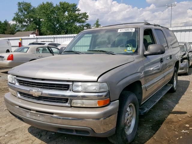 3GNEC16T2YG217276 - 2000 CHEVROLET SUBURBAN C TAN photo 2