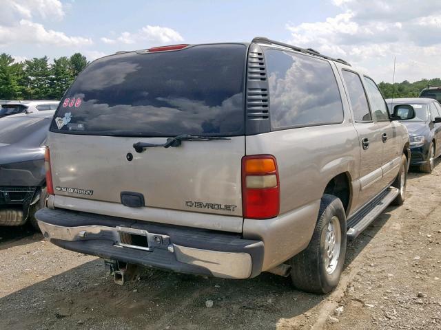 3GNEC16T2YG217276 - 2000 CHEVROLET SUBURBAN C TAN photo 4