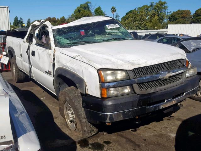 1GCHK29164E167444 - 2004 CHEVROLET SILVERADO WHITE photo 1