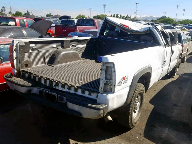 1GCHK29164E167444 - 2004 CHEVROLET SILVERADO WHITE photo 4