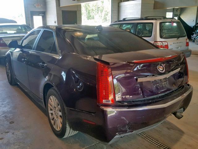 1G6DG5EG8A0148143 - 2010 CADILLAC CTS LUXURY RED photo 3