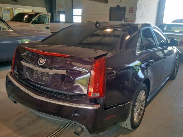 1G6DG5EG8A0148143 - 2010 CADILLAC CTS LUXURY RED photo 4